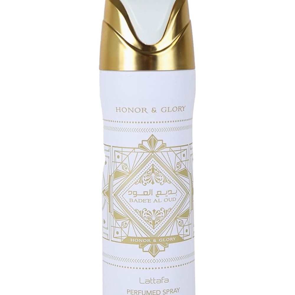 Lattafa Honor & Glory Perfumed Spray - Gold & White